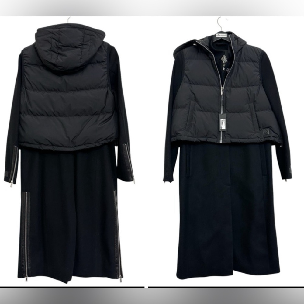 NWT MOOSE KNUCKLES Ranelagh Convertible 3-in-1 Wool Coat + Puffer Vest Sz Sz L - Picture 8 of 16